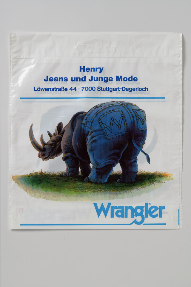 "Adieu Plastiktüte!" - reklamówka "Wrangler"