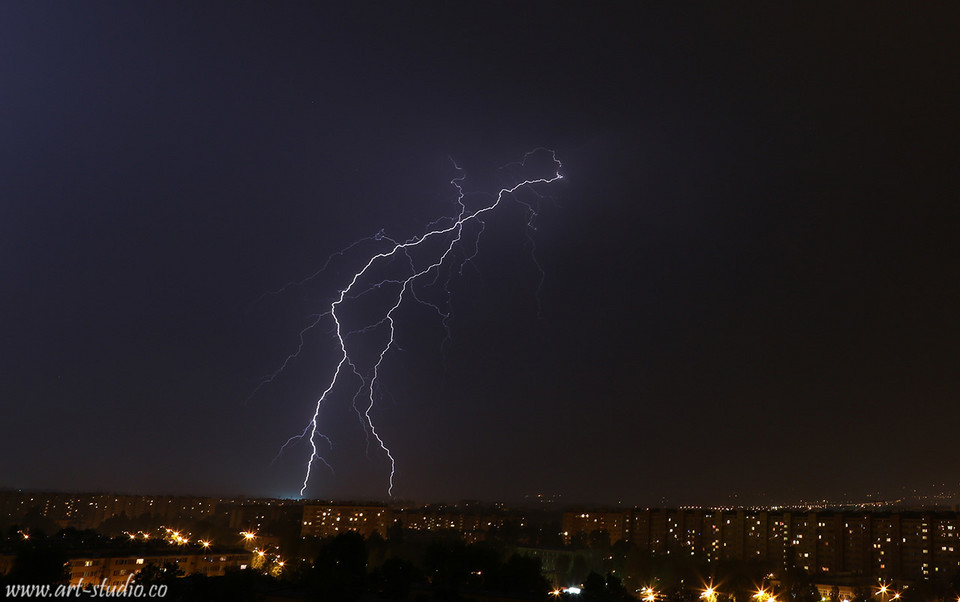 Burza W Krakowie Nowa Huta, fot. mam/Daj znać!