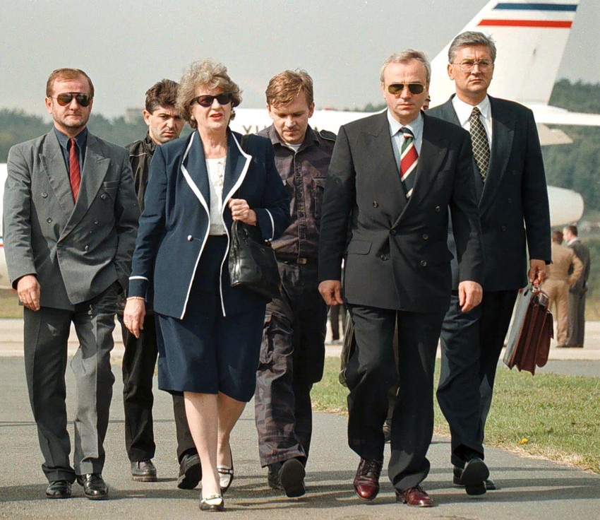 Biljana Plavšić i Jovica Stanišić