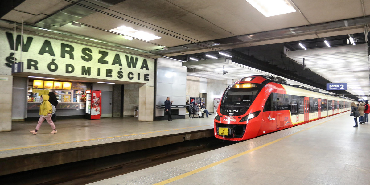 Jedną z modernizowanych stacji ma być Warszawa Śródmieście