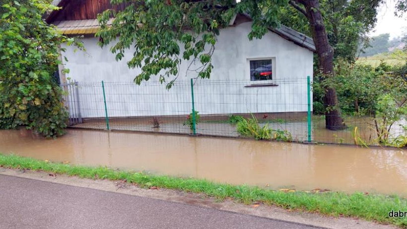 Podtopienia w Dąbrowie Tarnowskiej