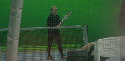 Malgorzata Tusk gra w tenisa. Ależ ma zamach!