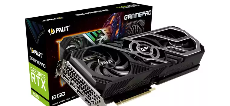 Palit RTX 3070 GamingPro(OC) i Gainward RTX 3070 Phoenix(GS) - znamy ceny kart