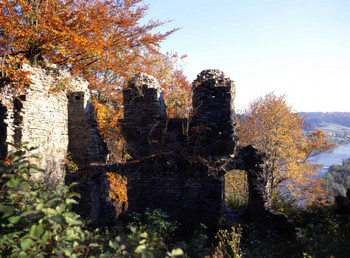 Góra Sobień, ruiny zamku