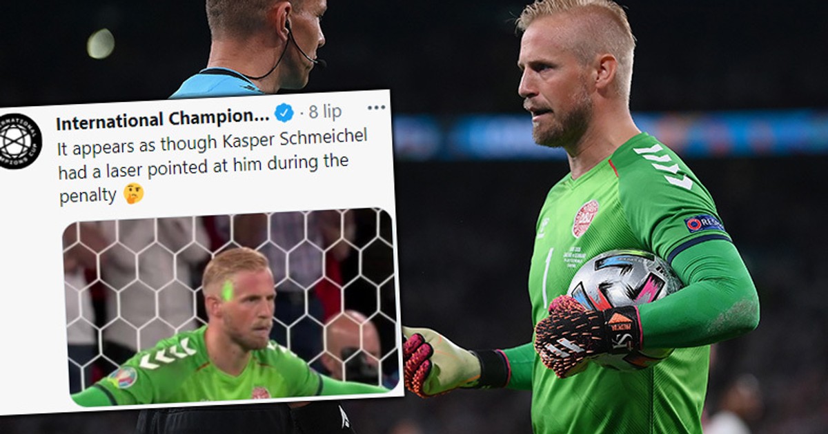 Anglia - Dania. Kasper Schmeichel powiedział sędziemu o laserze. Euro 2020 - Vimarsana News