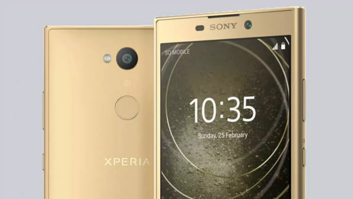 Sony Xperia L2 z 5,5" ekranem i aparatem 13 Mpix (CES 2018)