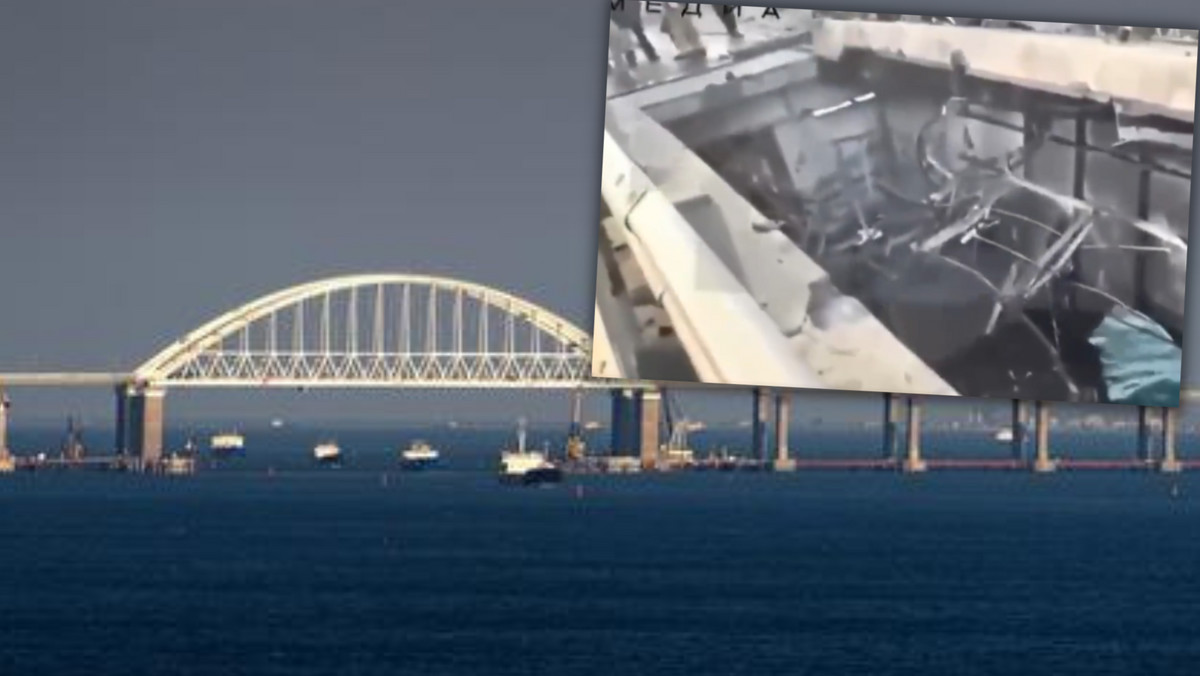 Atak na most Krymski to specjalna akcja ukraińskich służb? "Udało się"