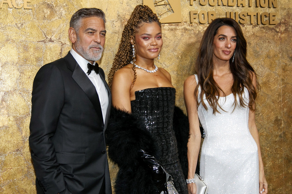 George Clooney, Andra Day i Amal Clooney