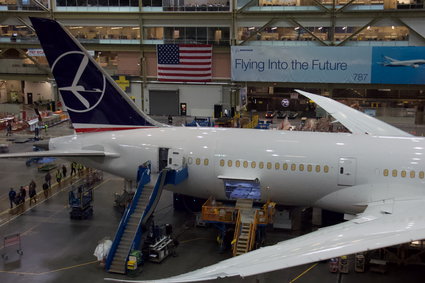 Kolejny Dreamliner dla PLL LOT powstaje w zakładach Boeinga