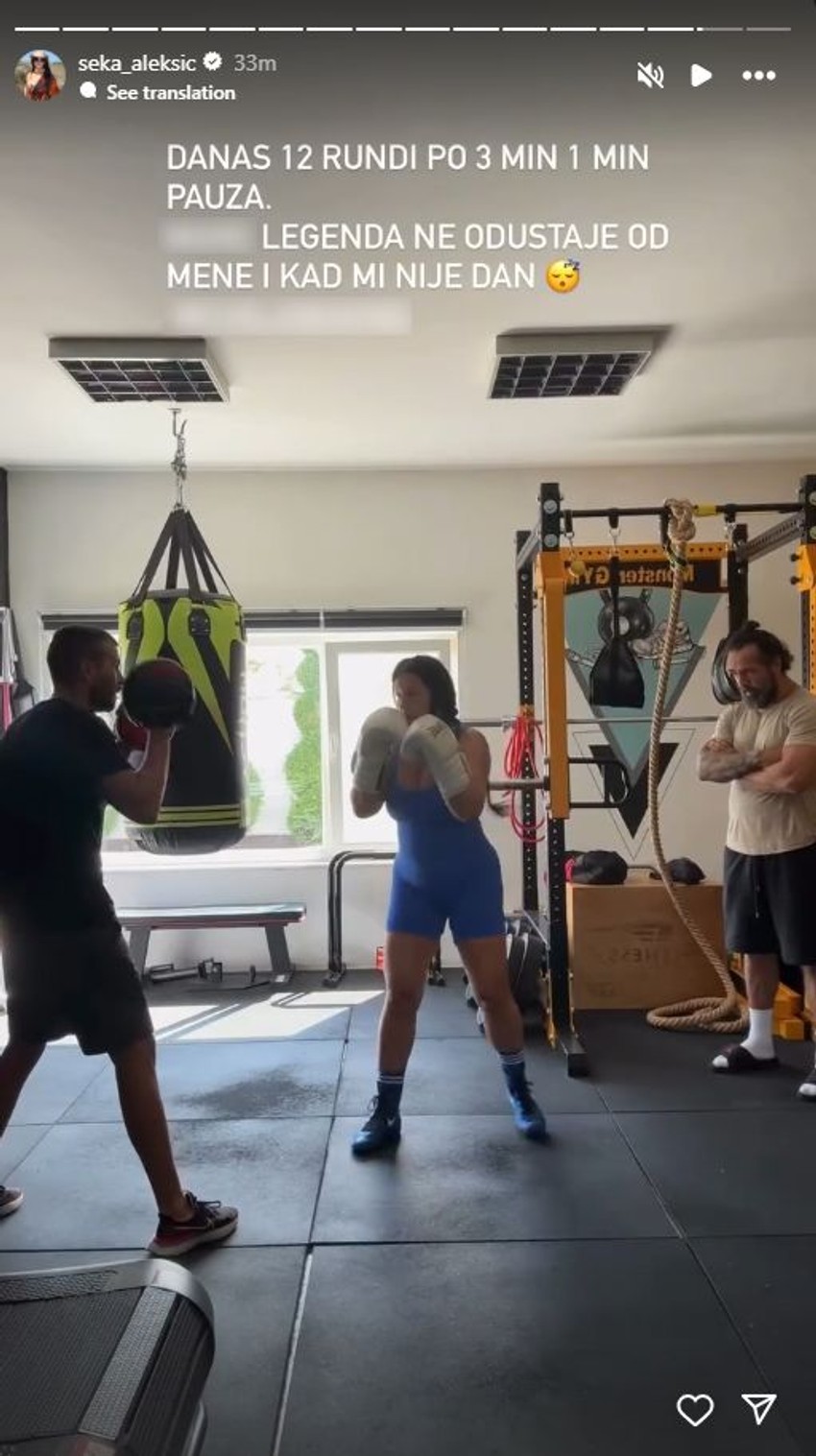 Seka Aleksić, objava