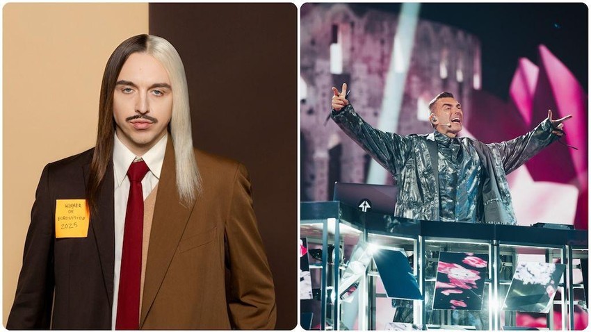 Tomi Keš i Gabri Ponte predstavljaju Estoniju i San Marino | Foto: ERR / Sarah Louise Bennett