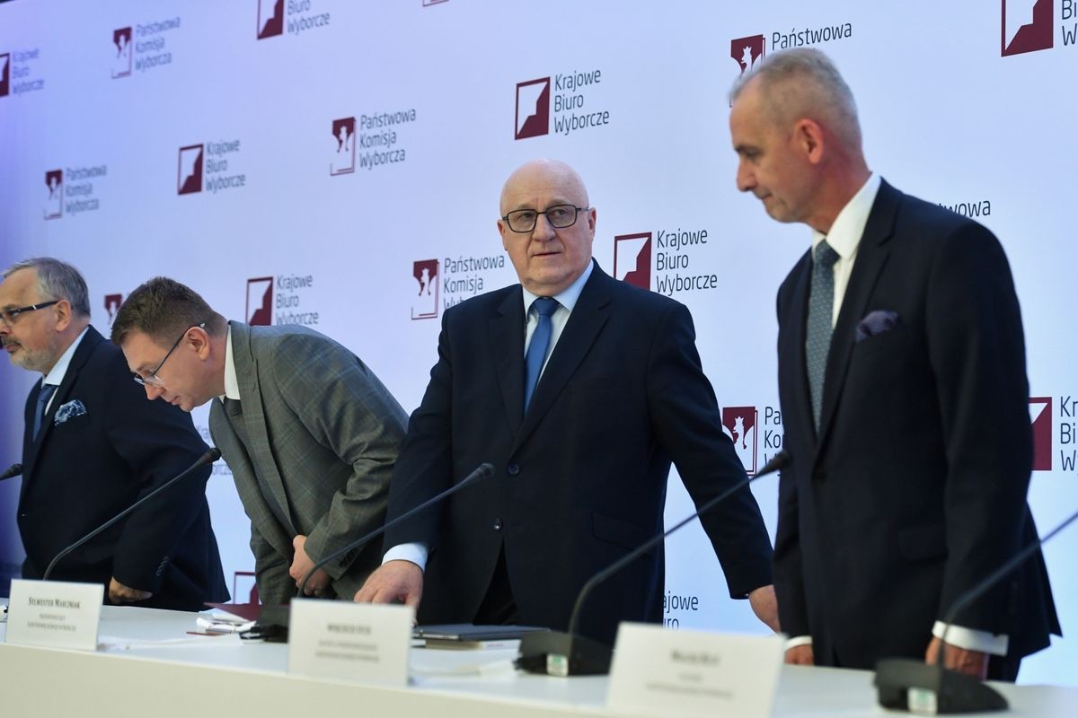 Wybory prezydenta RP - II tura. Przewodniczący Państwowej Komisji Wyborczej Sylwester Marciniak