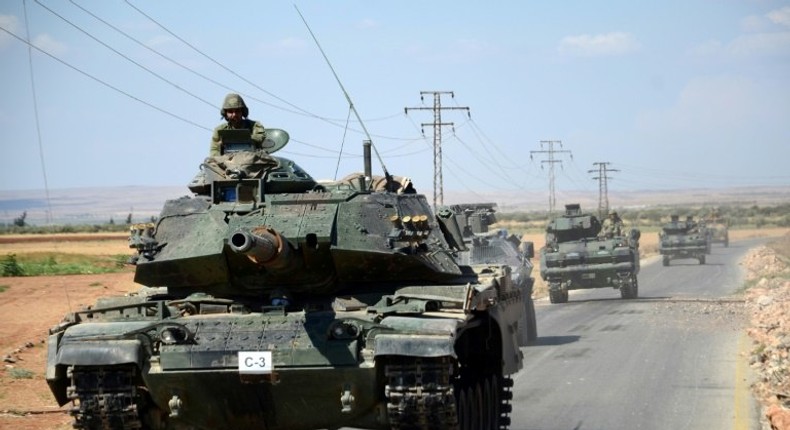 The Turkish army is backing pro-Ankara Syrian rebels in an unprecedented incursion aimed at rooting out Islamic State (IS) jihadists from the border area