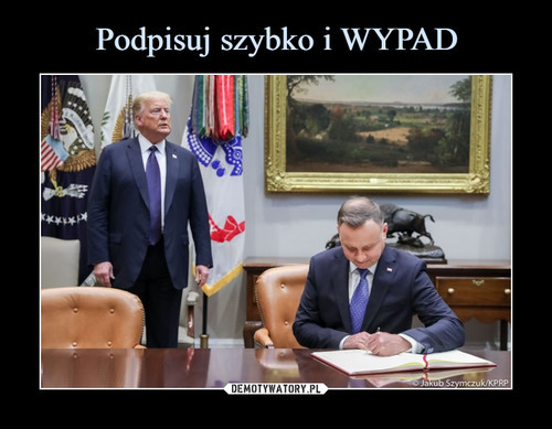 Andrzej Duda odwiedził Donalda Trumpa. Te memy to hit sieci