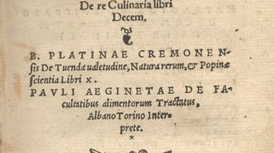 Wydanie De re Culinaria z 1641, Sebastianus Gryphium, Lyon - domena publiczna
