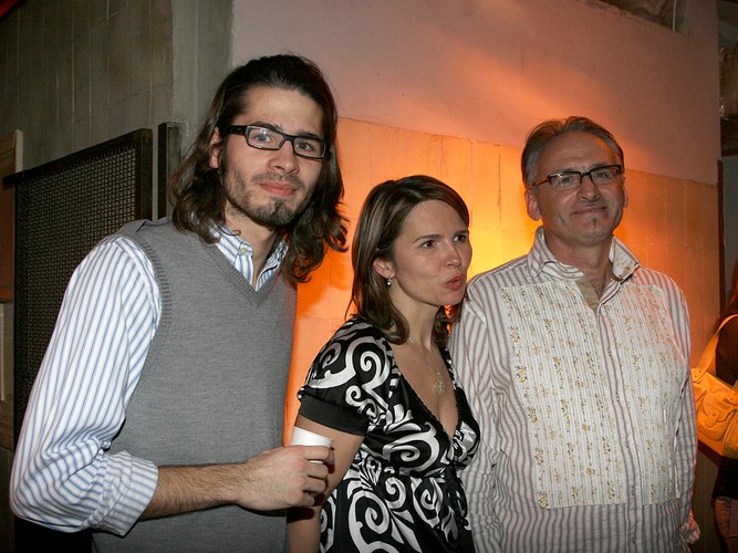 Radzimir Dębski z rodzicami