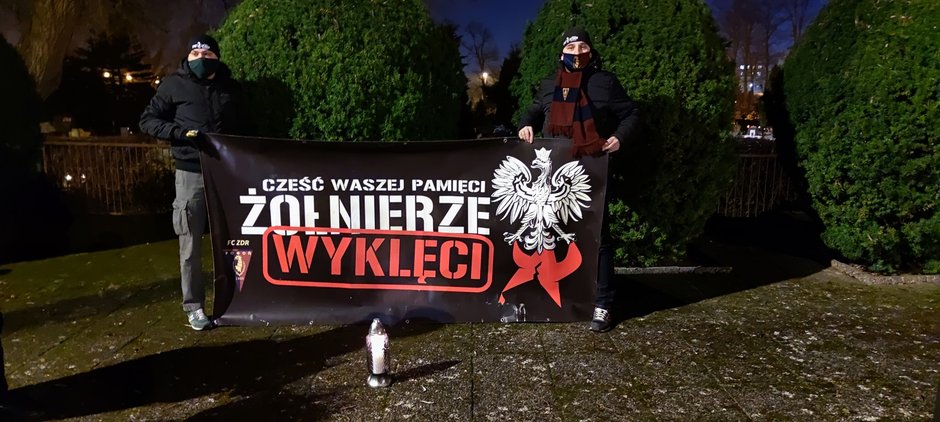 Na drawskim cmentarzu uczczono pamięć o  Żołnierzach Wyklętych