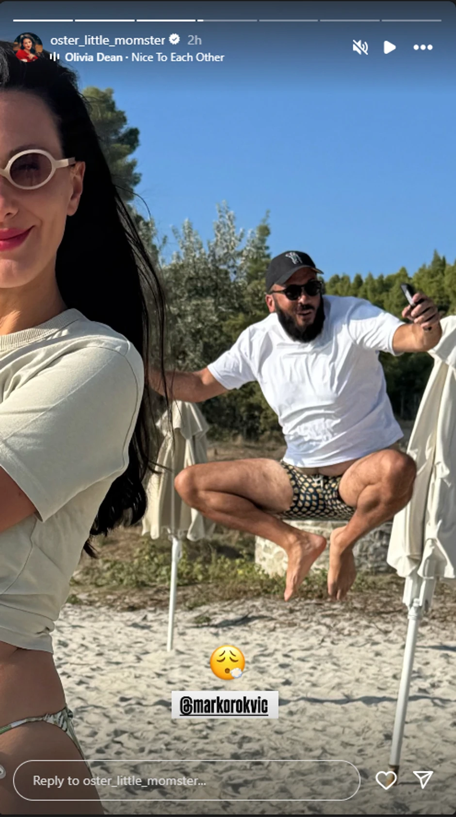 Sari Rokvić Marko upao u kadar