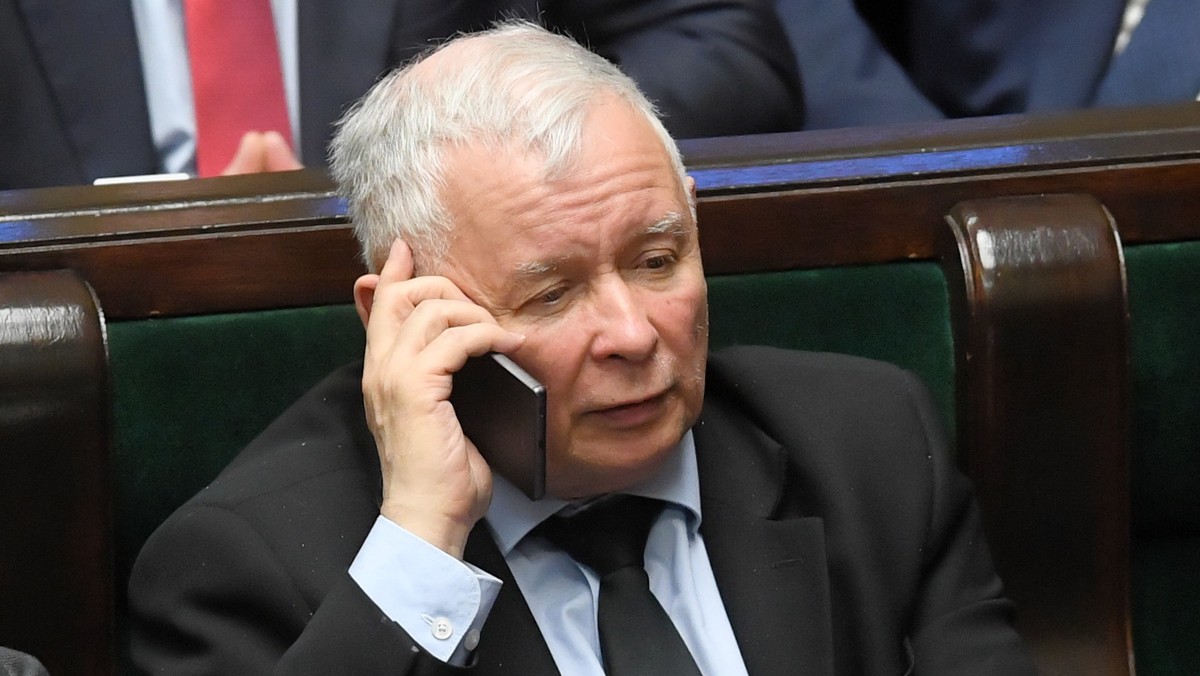 Jarosław Kaczyński w Sejmie