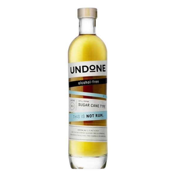 Alternative au rhum sans alcool – à base de rhum jamaïcain auquel l’alcool a été retiré et différents arômes ajoutés – de Undone pour CHF 24.90, drinks.ch