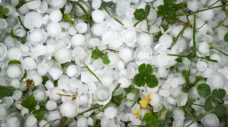 Csütörtök este átvonult a front hazánkban, többfelé leszakadt az ég, jégeső is esett/ Fotó: Northfoto