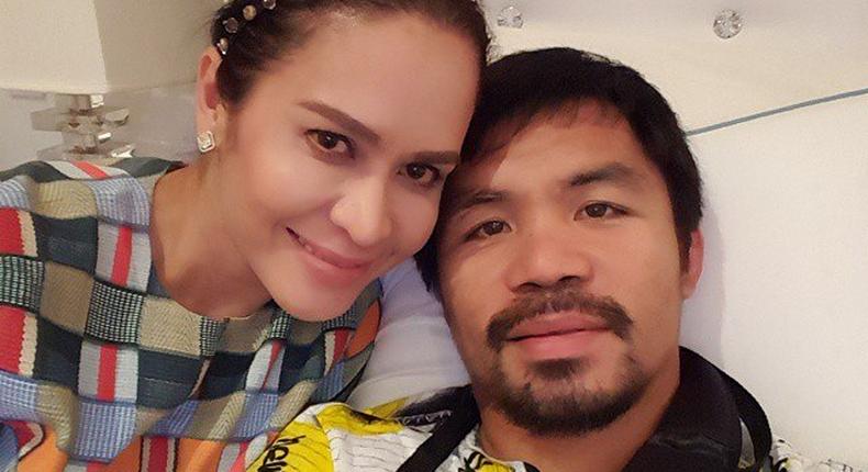 Manny Pacuiao and wife