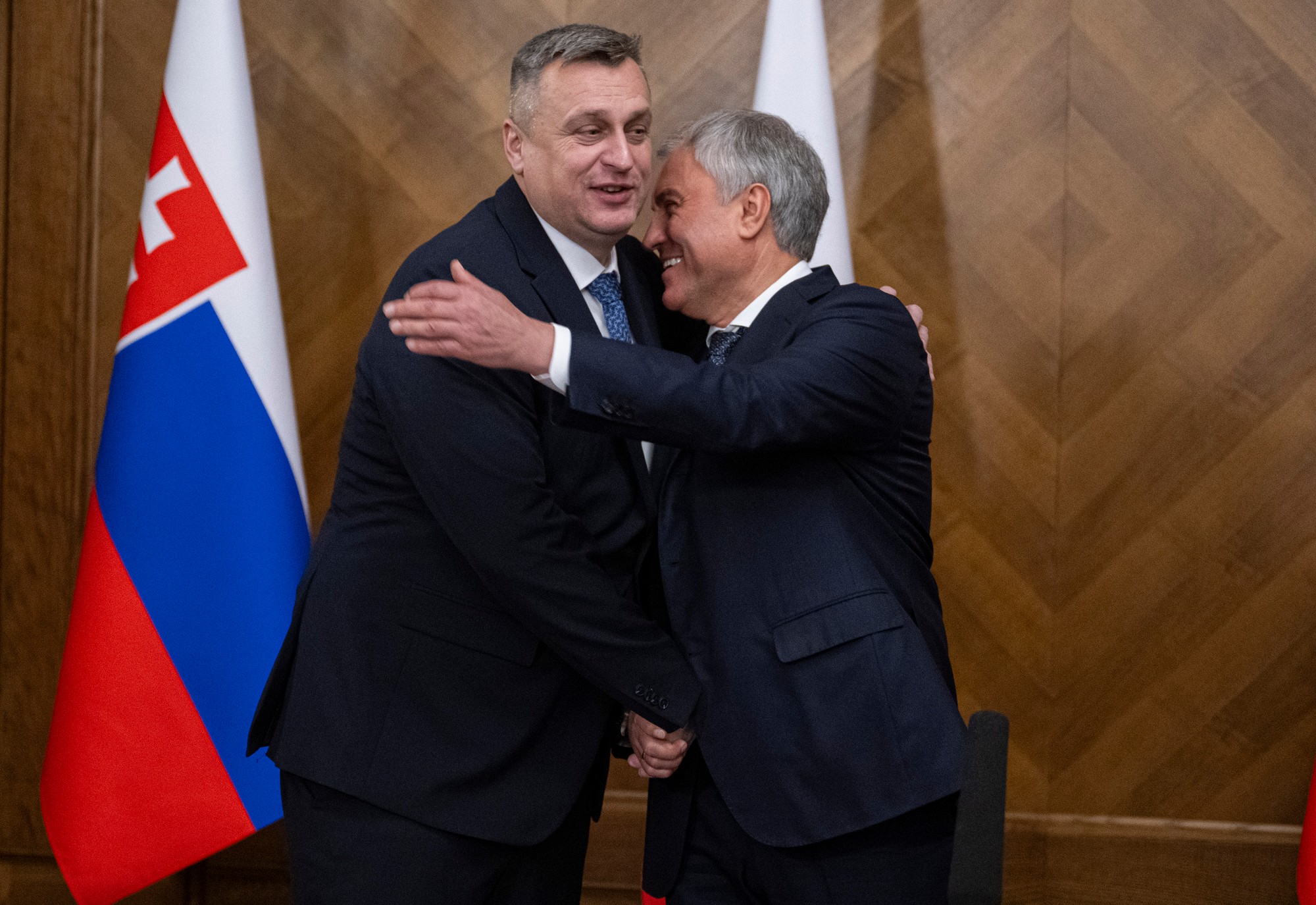 Andrej Danko sa v Moskve stretol s predsedom ruskej Štátnej Dumy Vjačeslavom Volodinom.