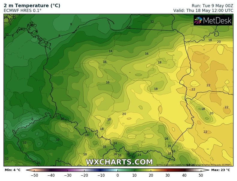 Temperatura, z racji częstych opadów, będzie zróżnicowana, ale tak zimno, jak ostatnio, nie powinno się już zrobić