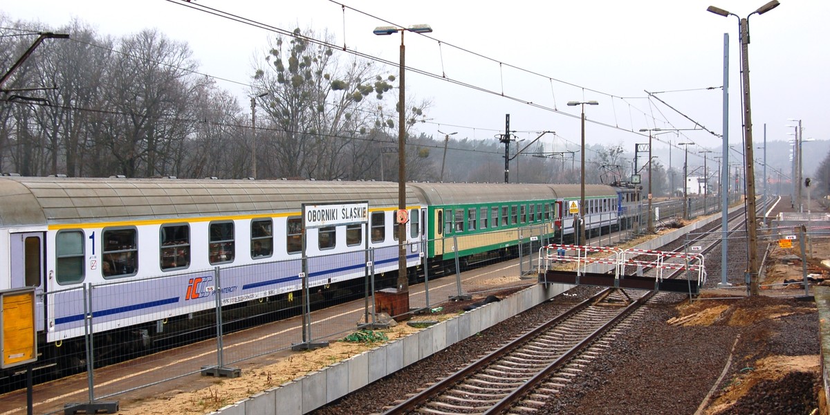 tory pociąg torowisko poznan