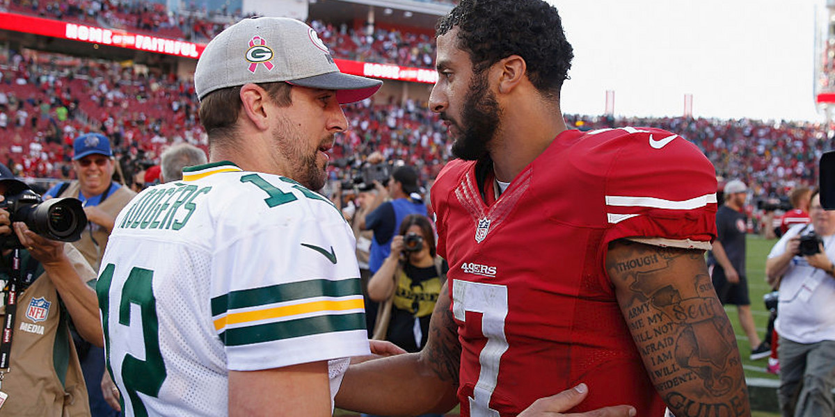 Aaron Rodgers and Colin Kaepernick represent some of the best and worst quarterback situations in the NFL.