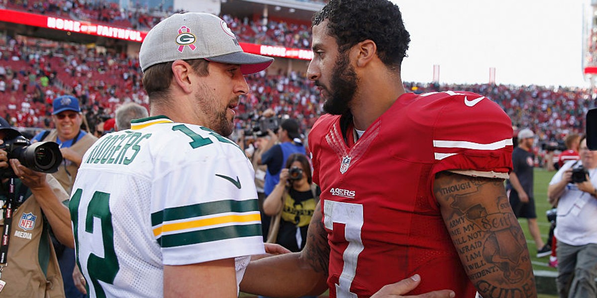 Aaron Rodgers and Colin Kaepernick represent some of the best and worst quarterback situations in the NFL.