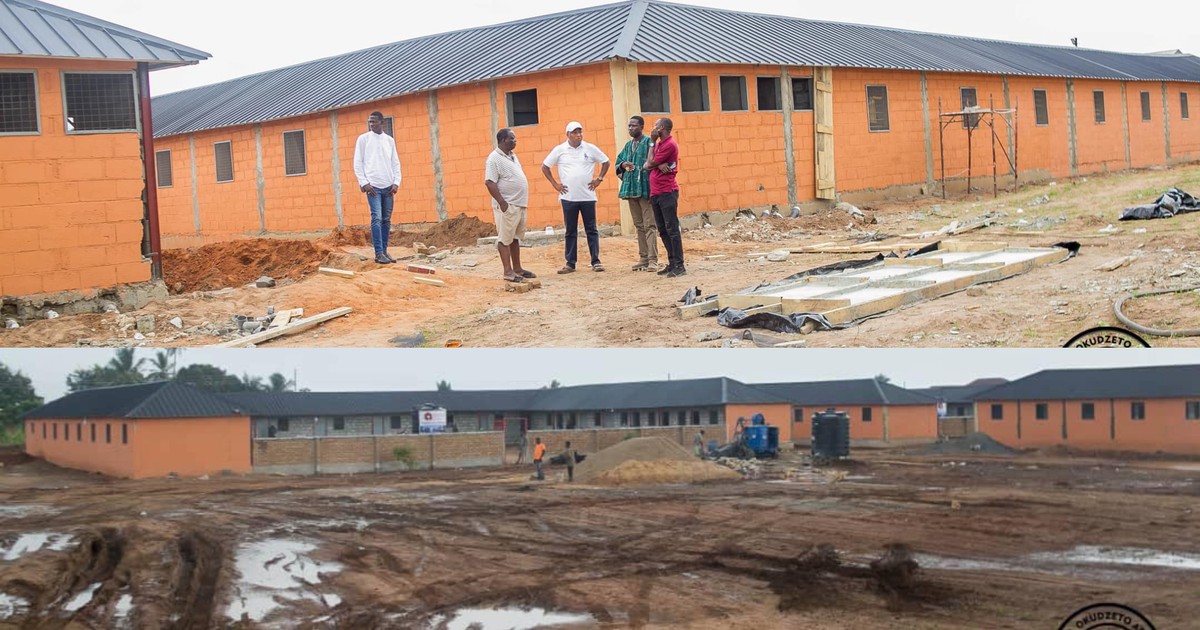 Charming homes built for Akosombo Dam spillage victims captured in lovely photos - Vimarsana News