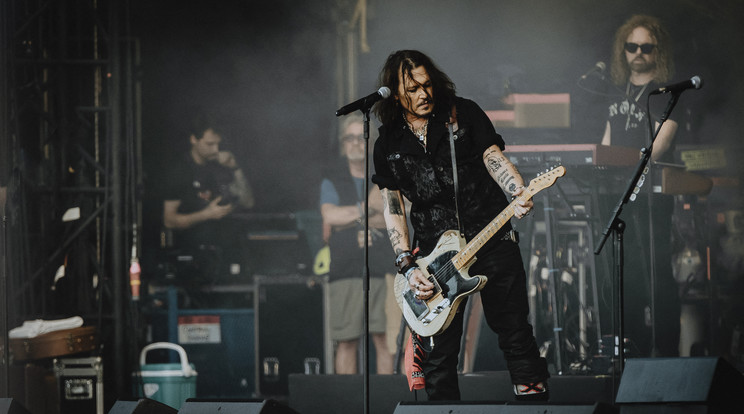 A budapesti után, a szlovákiai koncertet is lefújta Johnny Depp bandája / Fotó: Northfoto