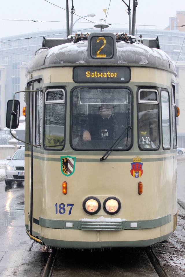 KRAKÓW POŻEGNANIE TRAMWAJU GT-6