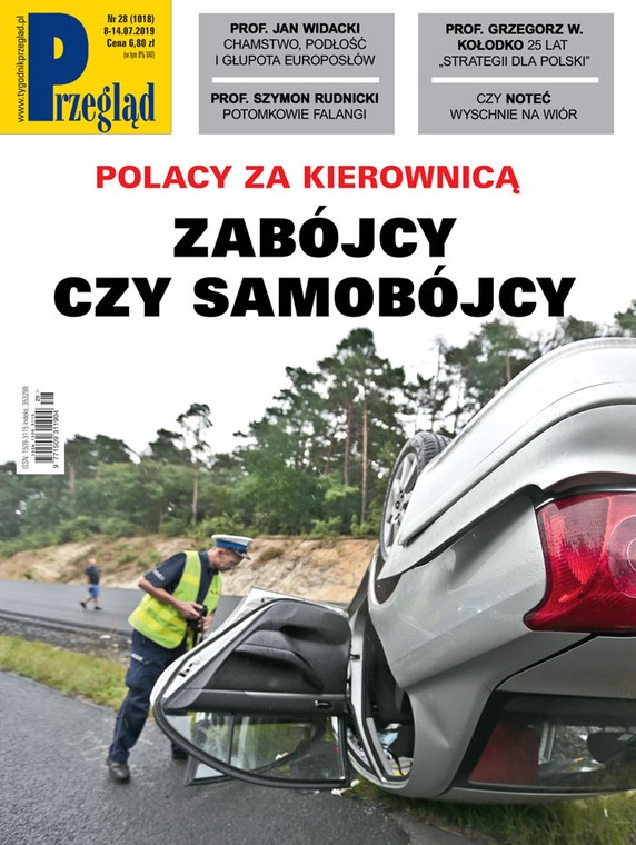 Okładka najnowszego wydania tygodnika "Przegląd"