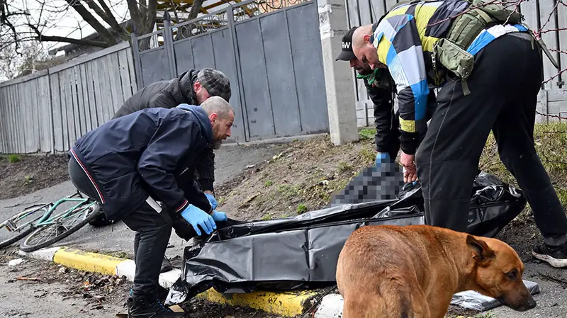 W Buczy Rosjanie pozostawili kilkaset ciał zamorodowanych cywilów