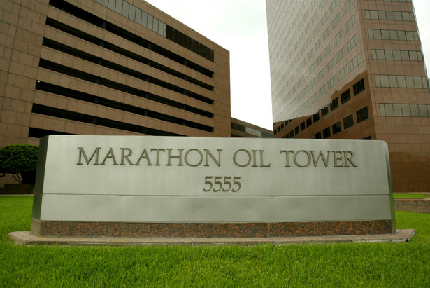 Główna siedziba firmy Marathon Oil w Houston w stanie Teksas, USA.