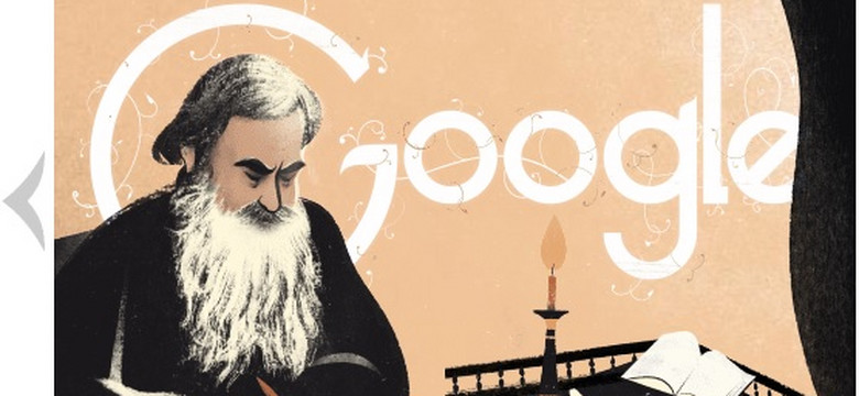 Lew Tołstoj skończyłby dzisiaj 186 lat. Google Doodle uczciło jego święto