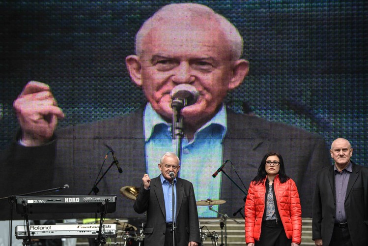 Leszek Miller na Pikniku Europejskim