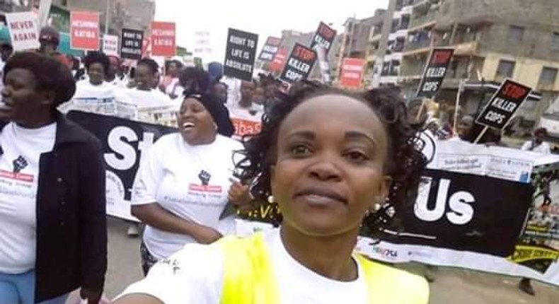 Activist Caroline Mwatha