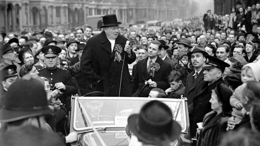 Winston Churchill w 1949 r.