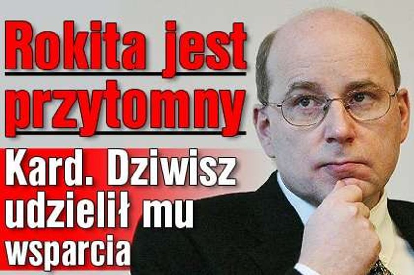 Rokita jest przytomny. Kard. Dziwisz udzielił mu wsparcia