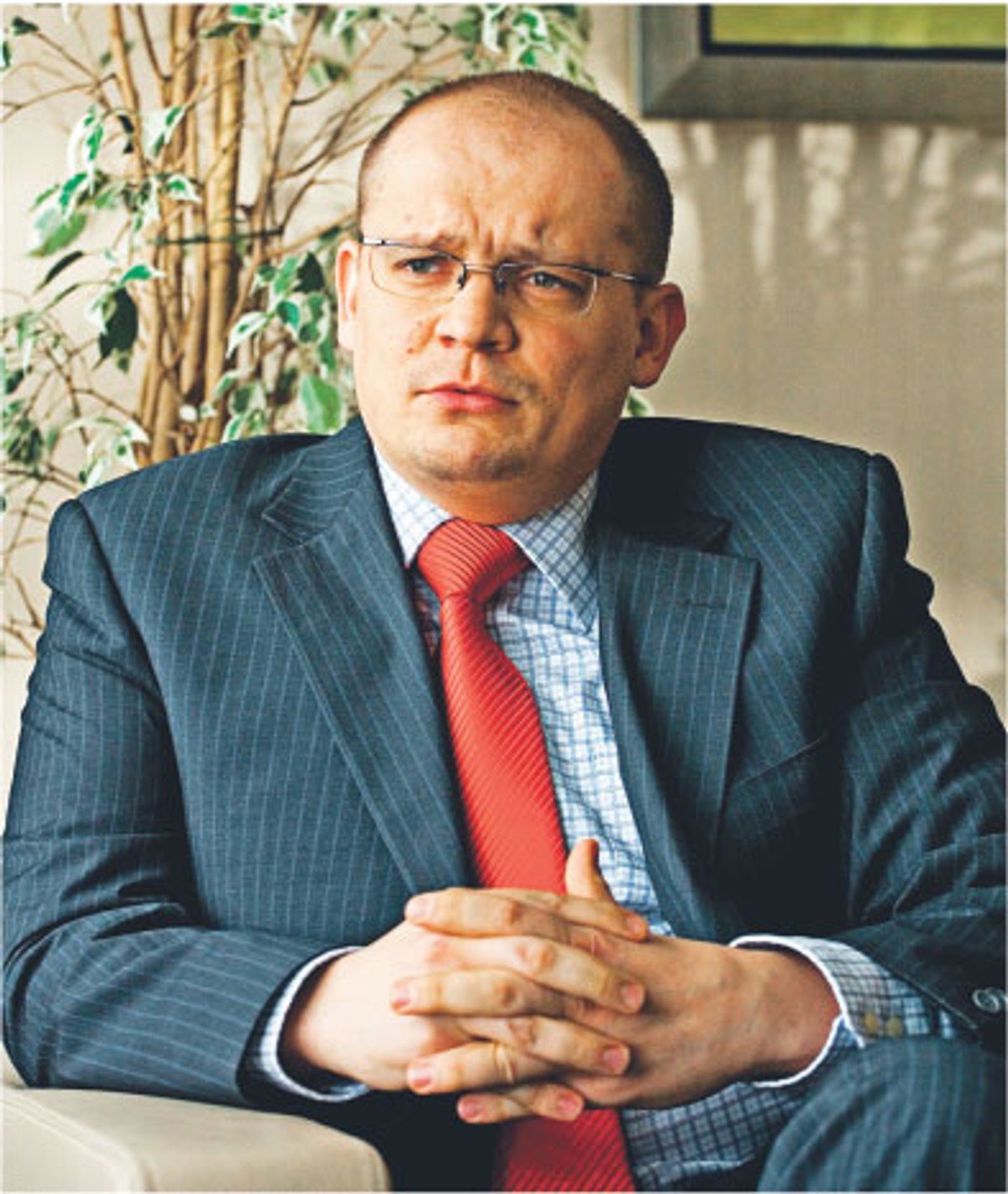 Tomasz Zalasiński z kancelarii Domański Zakrzewski Palinka Fot. Wojciech Górski