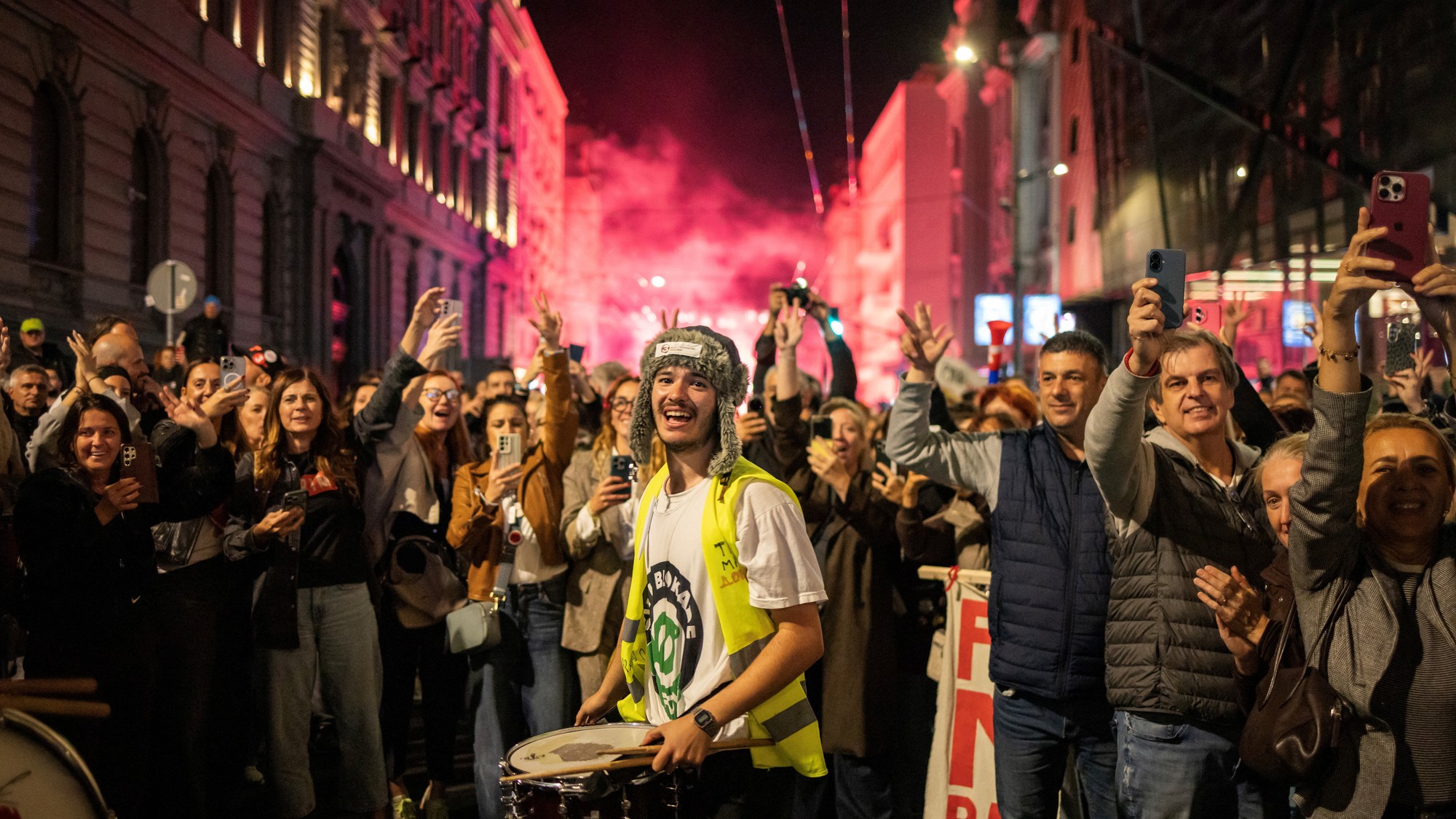 Protesty v Srbsku
