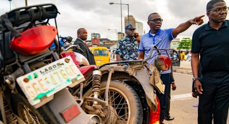 Lagos Governor Sanwo-Olu banned Okada and Keke Napep in January [Lagos govt]