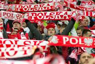 Kibice fani Polska Szwajcaria piłka nożna reprezentacja Polski