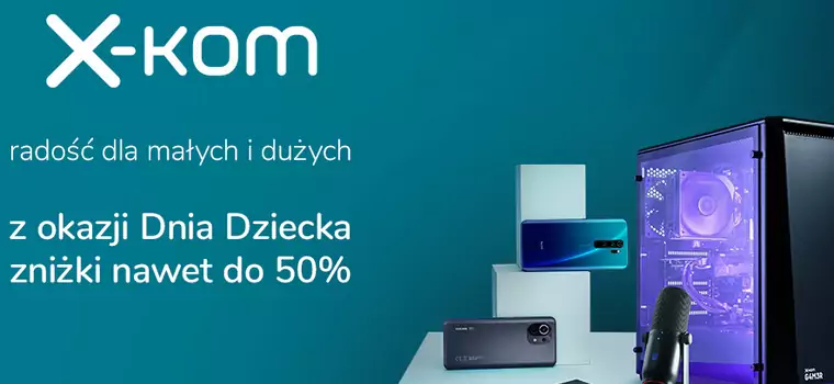 Elektronika w promocji z okazji Dnia Dziecka i Matki w x-kom. Rabaty do 50 proc.