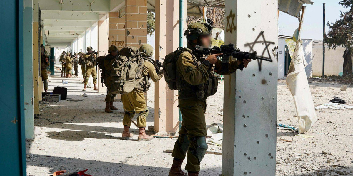 Izraelscy żołnierze podczas akcji w Strefie Gazy
