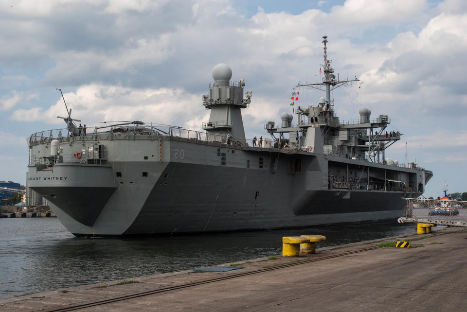 USS "Mount Whitney" w Gdyni