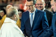 Ojciec Tadeusz Rydzyk i premier Mateusz Morawiecki